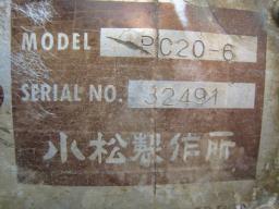 Komatsu Excavator PC20-6 picture