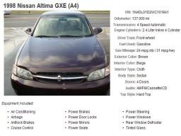Nissan Nissan Altima GX 