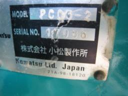 Komatsu PC03-2 EXCAVATOR picture