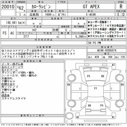 Toyota COROLLA LEVIN GT APEX picture
