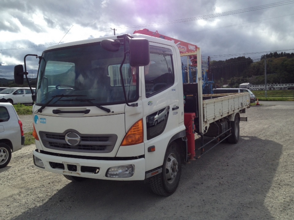 HINO RANGER Crane Truck, 2007, used for sale
