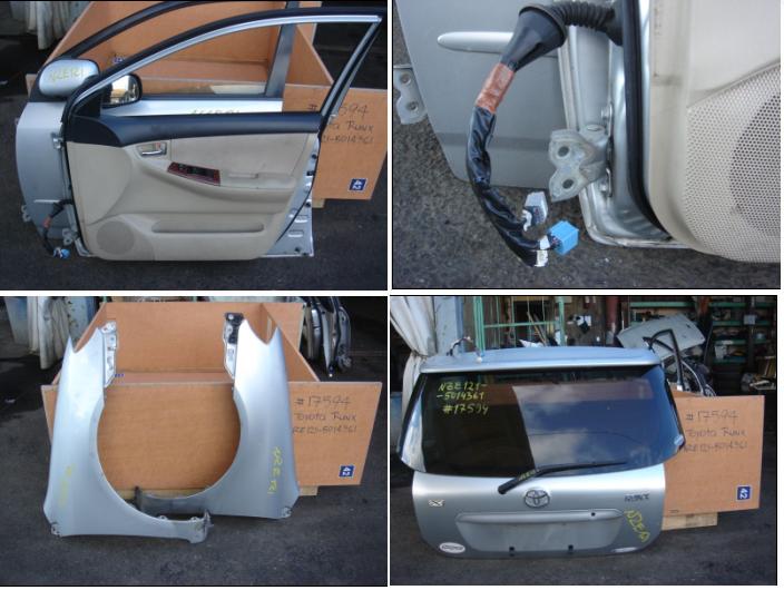 Toyota Corolla RUNX PARTS / FULL SET, 2001, used for sale