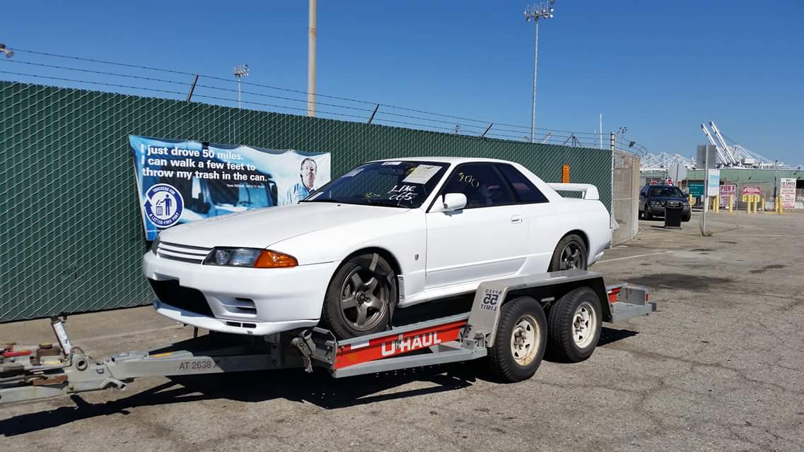 Nissan Skyline GT-R in the USA port